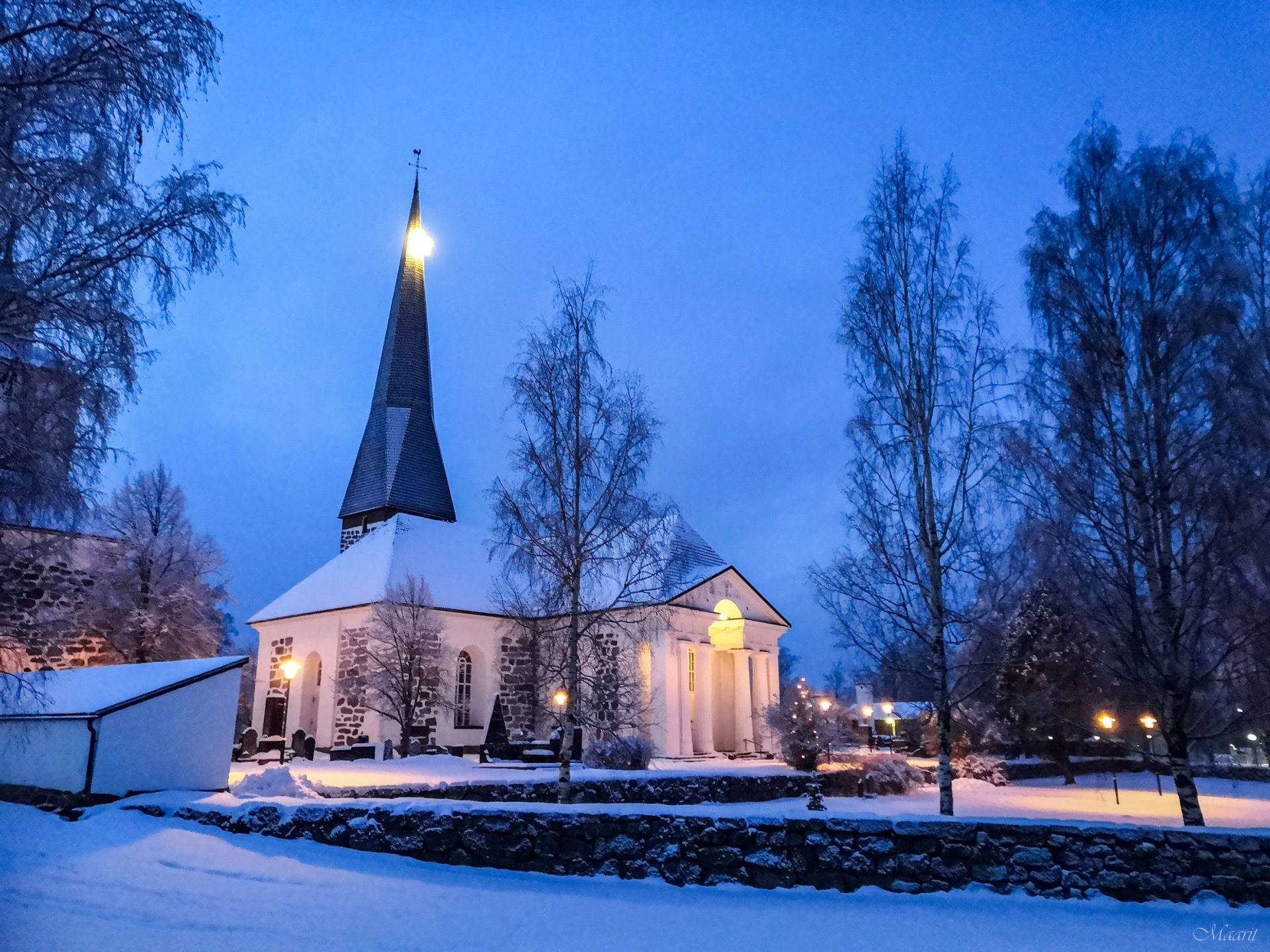 Vuosi vaihtui Pietarsaaressa