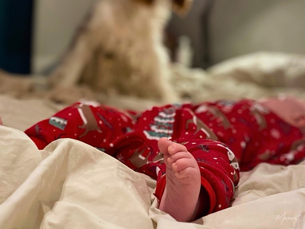 Melkein viisi kuukautta vauvan kanssa