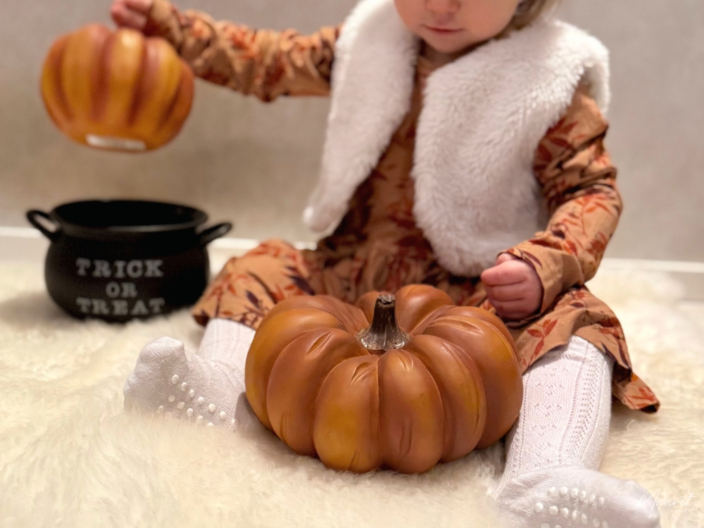 Halloweenin viettoa yksivuotiaan kanssa